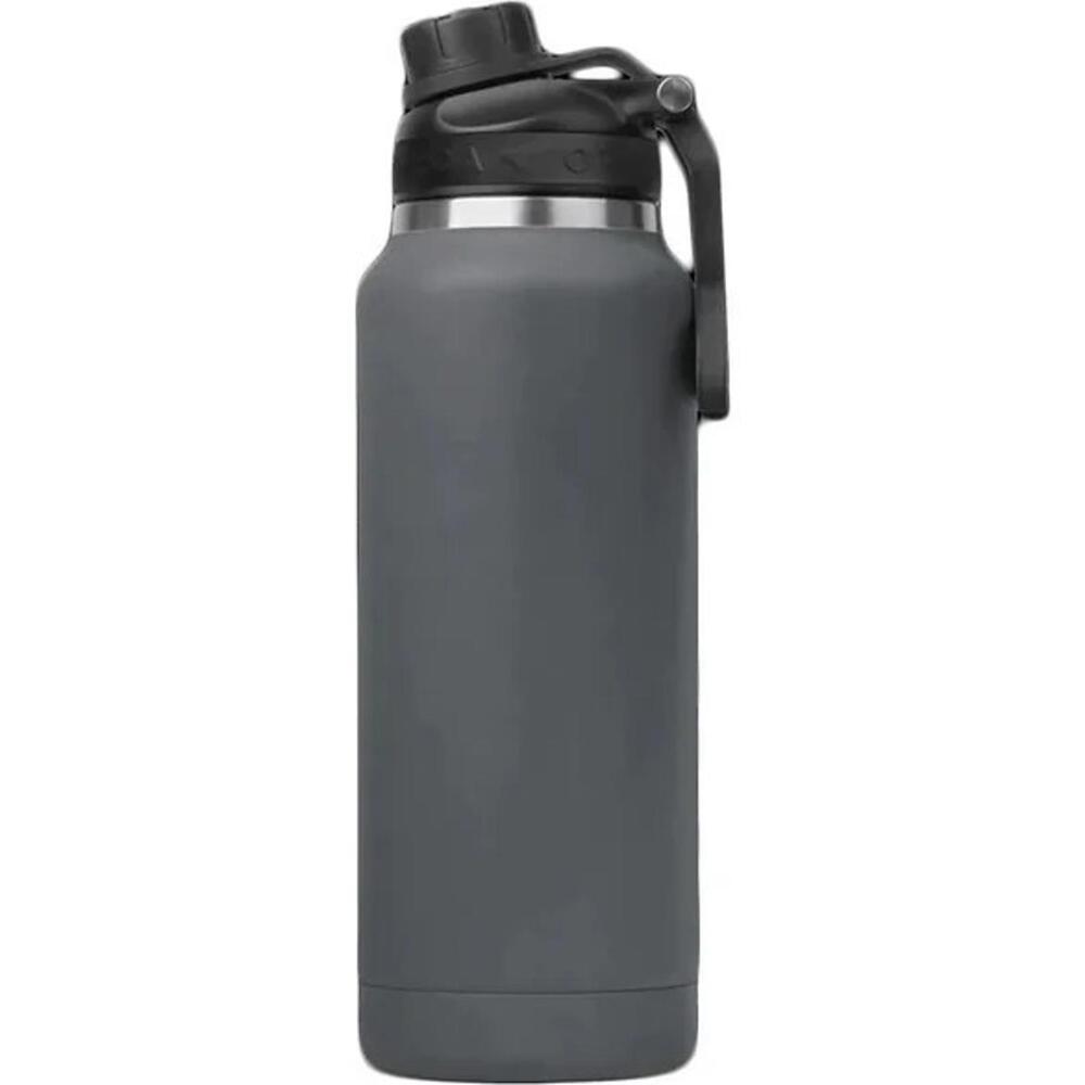 ORCA Hydra 34oz Charcoal Gray Stainless Steel Insulated Water Bottle Handle Lid